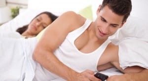 Man cheating on his wife