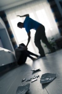 domestic abuse, man threatening violence against a woman