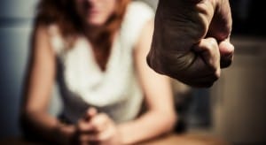Woman in fear of domestic abuse